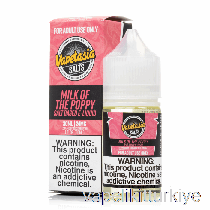Vape Kalem Vape Mate Haşhaş Sütü - Vapetasia Tuzları - 30ml 48mg